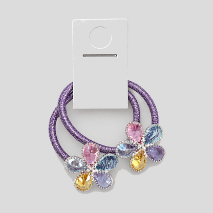 Flower Colorful Elastic Hair Ties