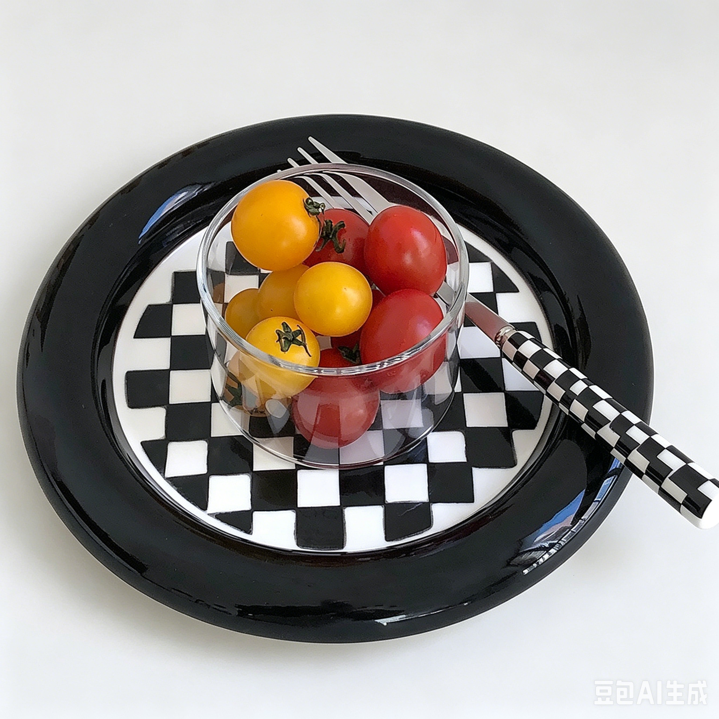 Checkered Mini Tray