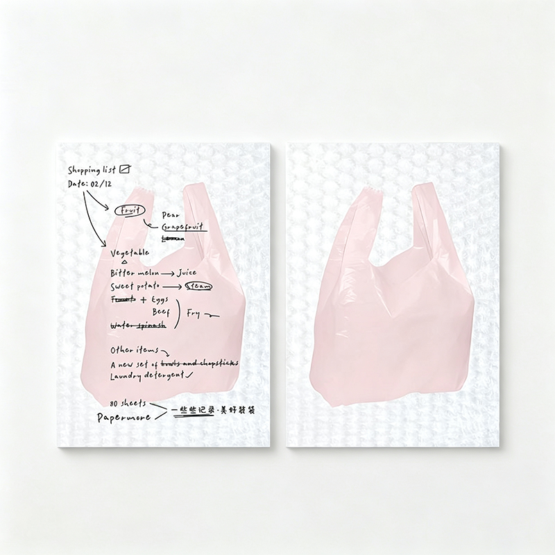 Decorative Non‑Sticky Memo Pad
