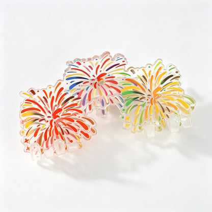 Firework Claw Clip