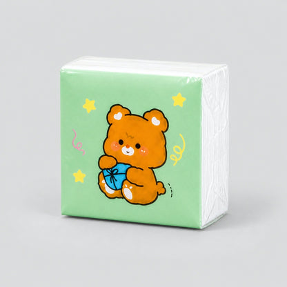 Animal Party Print Pocket Tissues Set