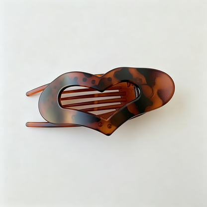 Heart Shape PC Hair Claw Clip