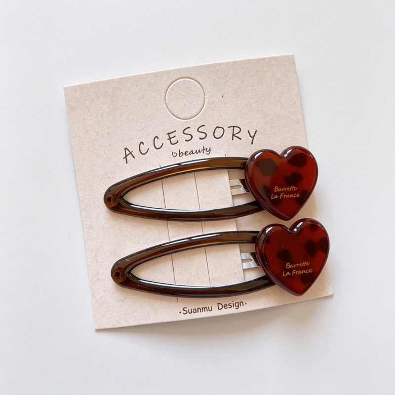 Tortoiseshell Acetate BB Hair Clips