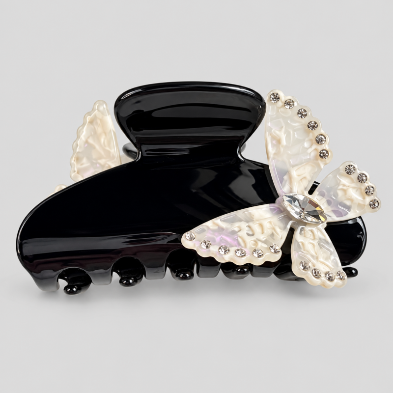 Butterfly Rhinestone Hair Clip Claw