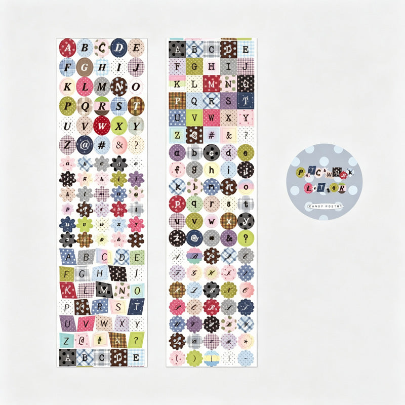 Tape Transparent Alphabet Sticker Tape