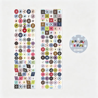 Tape Transparent Alphabet Sticker Tape