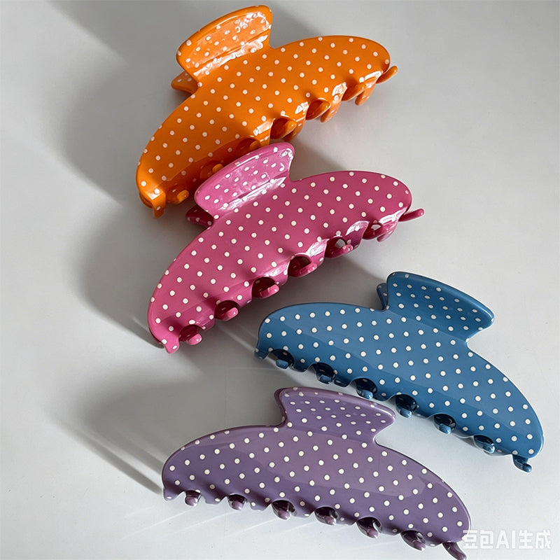 Vibrant Candy Colored Polka Do - Shopdayla Wholesale - #6338