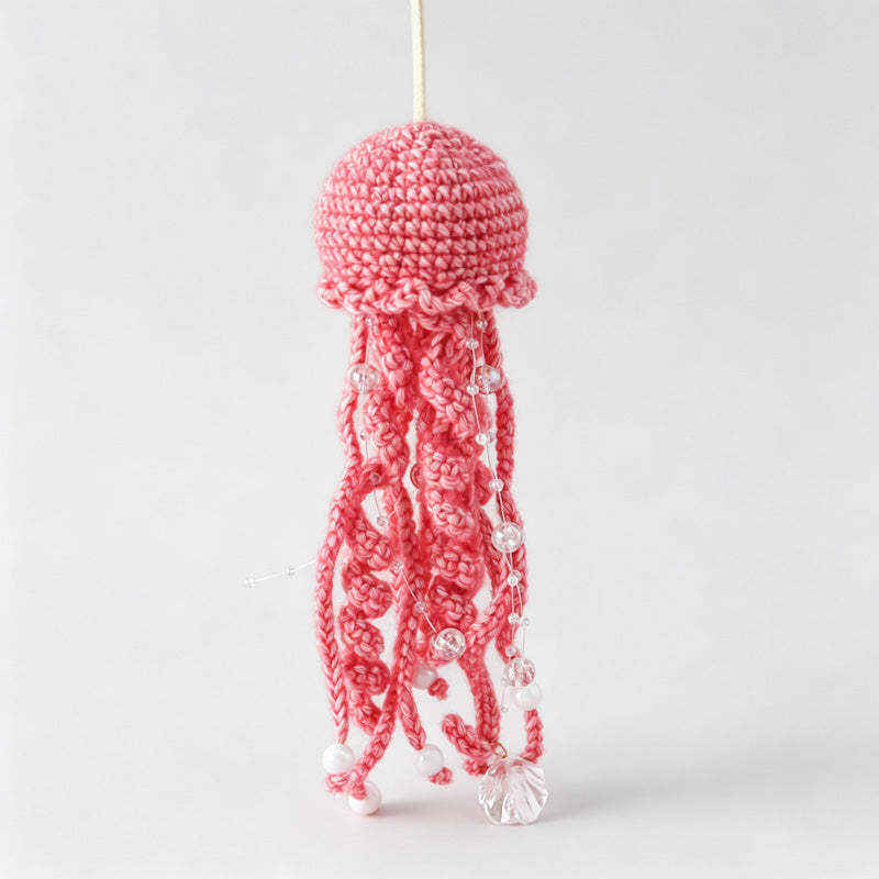 Crochet Jellyfish Hanger Charm