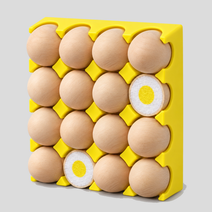 Egg Tray Fridge Magnet Set