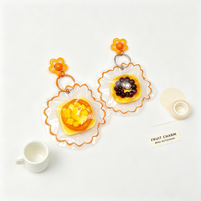 Egg Tart Squeeze Toy Dessert Stress Relief