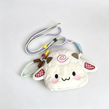 Plush Figure Pouch Crossbody Bag