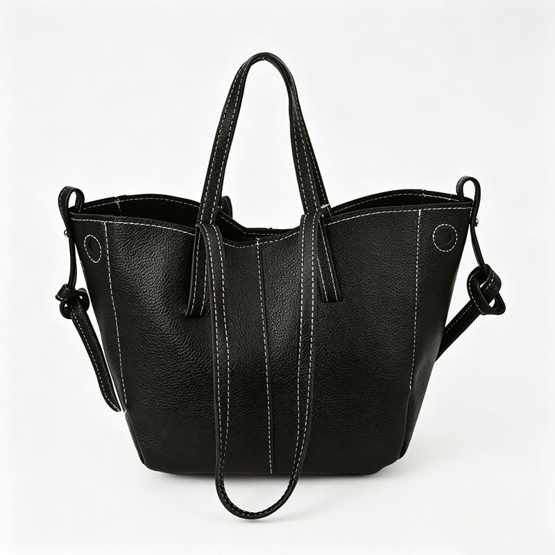 Large Faux PU Tote Shoulder Bag