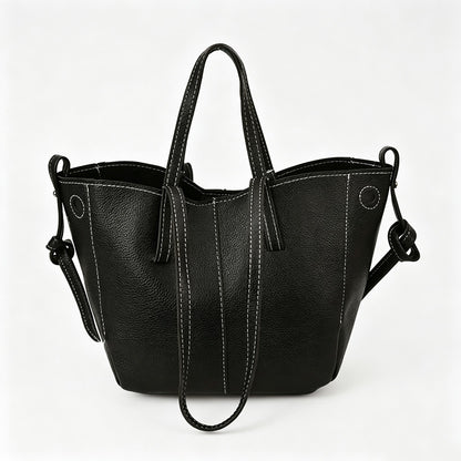 Large Faux PU Tote Shoulder Bag