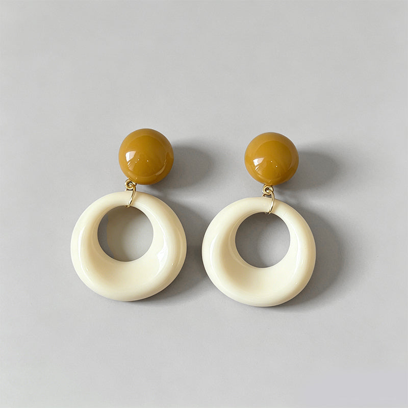 Niche Double Hoop 925 Silver E - Shopdayla Wholesale - #9890