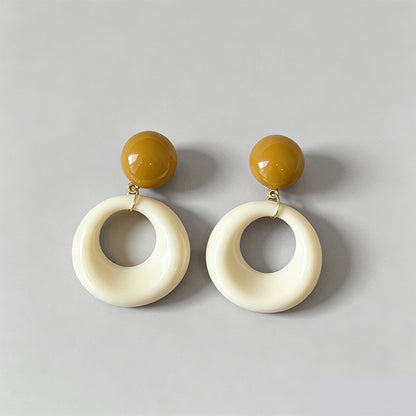 Niche Double Hoop 925 Silver E - Shopdayla Wholesale - #9890