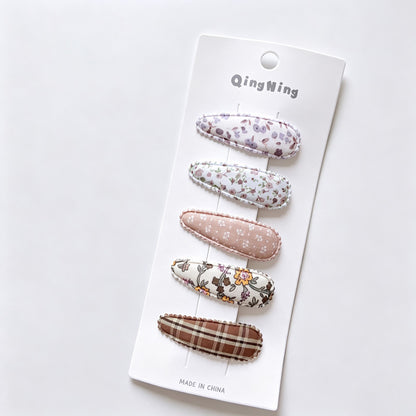 Fabric Water Drop BB Clips