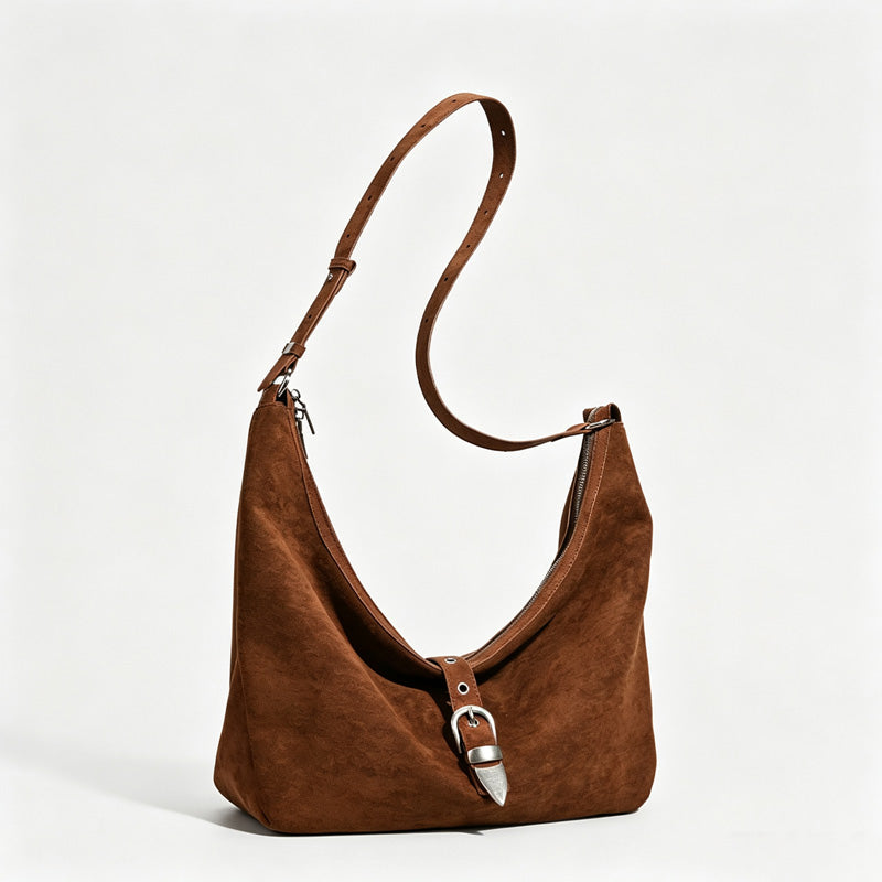Metallic Slouch Shoulder Bag