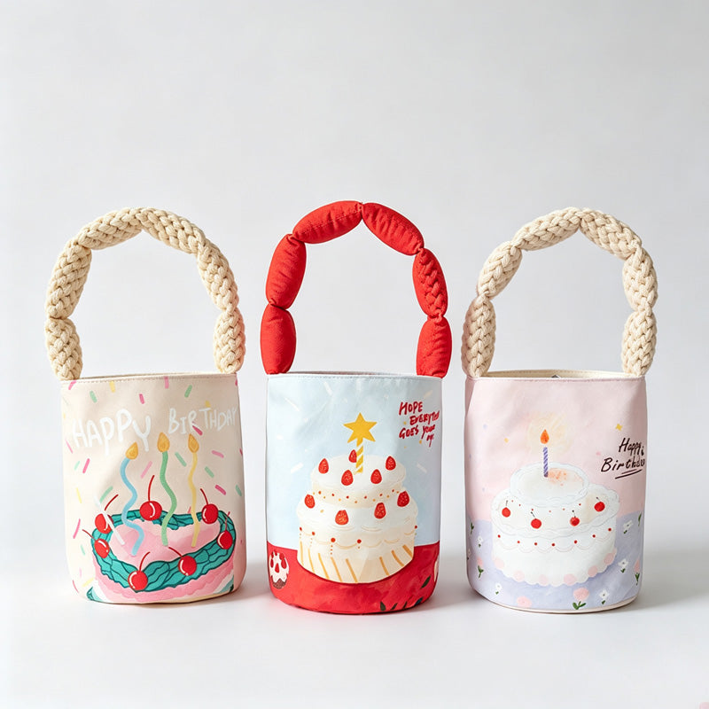 Birthday Cake Bucket Bag