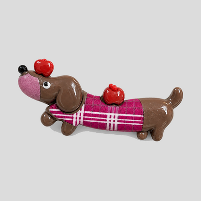 3D Dachshund Fridge Magnet Magnetic