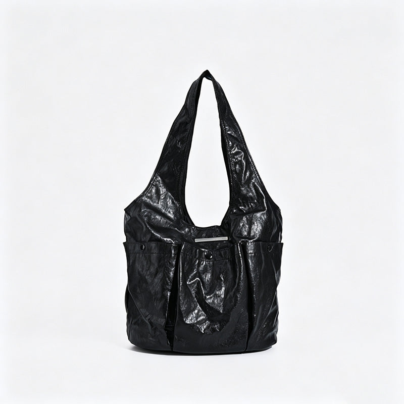 Pocket Detail Carry Tote
