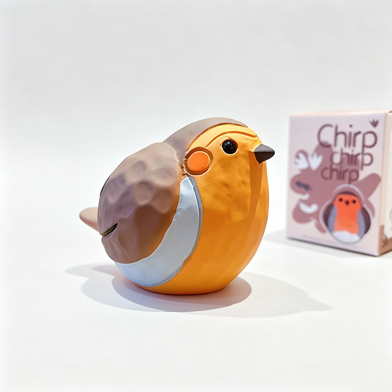 Resin Wood‑Carved Style Bird Tabletop Ornament