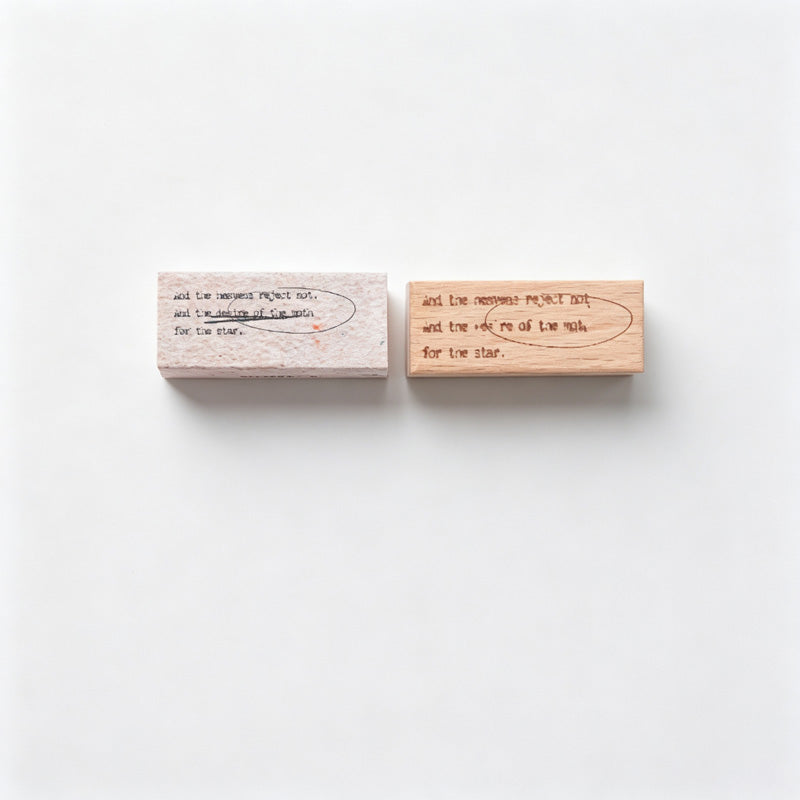 Holiday Label Wood Stamps