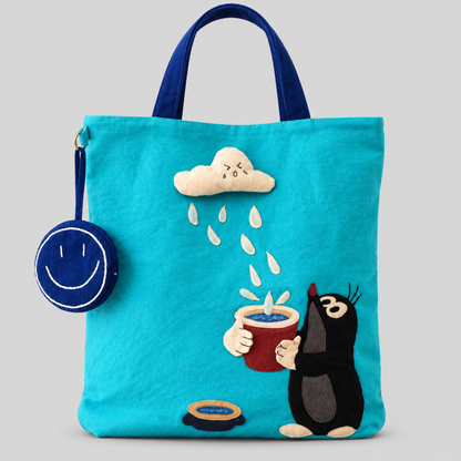 Cloud Raindrop Tote Handle Bag