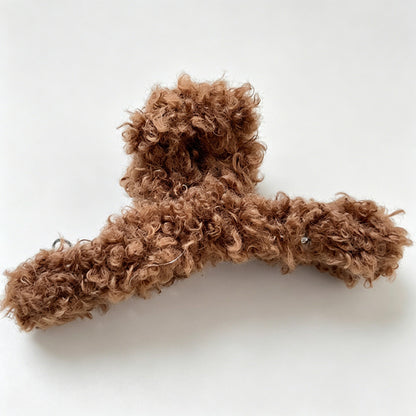 Plush Triangle Claw Clip