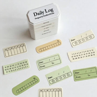 Archive Tag 5-Layer Stamp Set