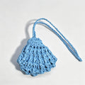 Woven Shell Keychain Bag Charm - Shopdayla Wholesale - #7330