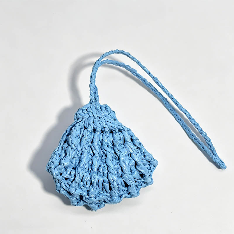 Woven Shell Keychain Bag Charm - Shopdayla Wholesale - #7330