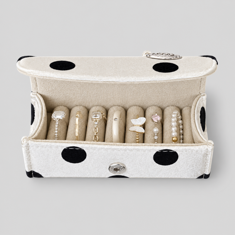 Polka Dot Ring Storage Case