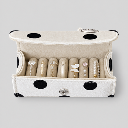 Polka Dot Ring Storage Case