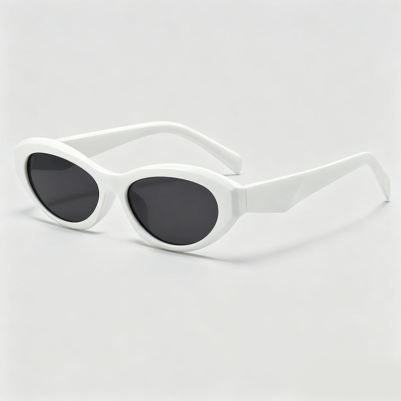 Slim Narrow Oval Cat Eye Y2K Trend Sunglasses