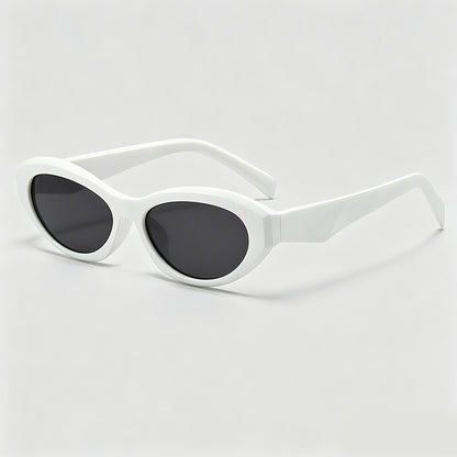 Slim Narrow Oval Cat Eye Y2K Trend Sunglasses