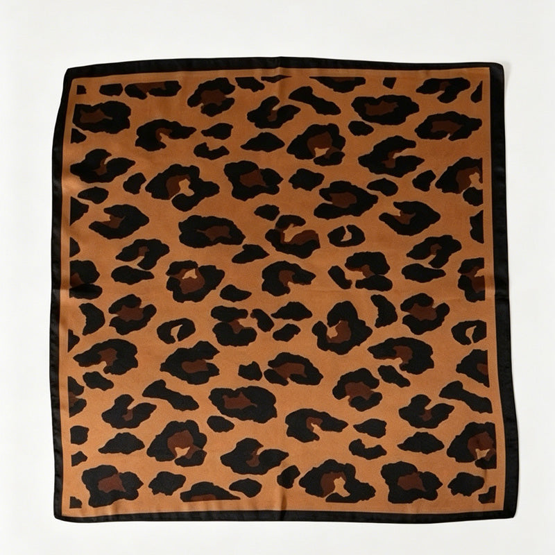 Leopard Square Scarf