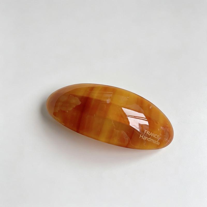 Oval Barrette Hair Clip