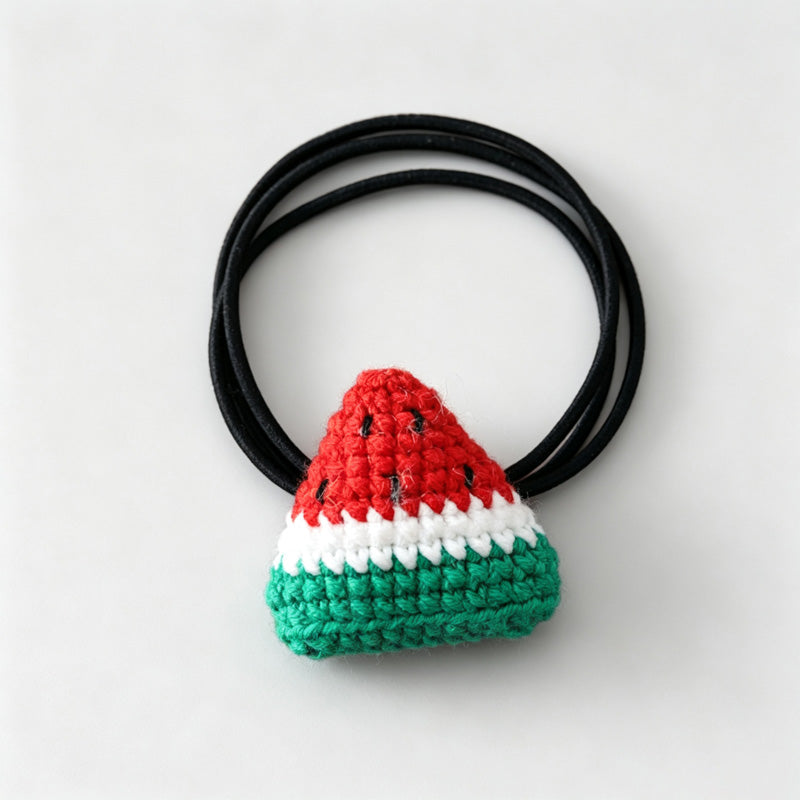 Crochet Fruit Hair Ties