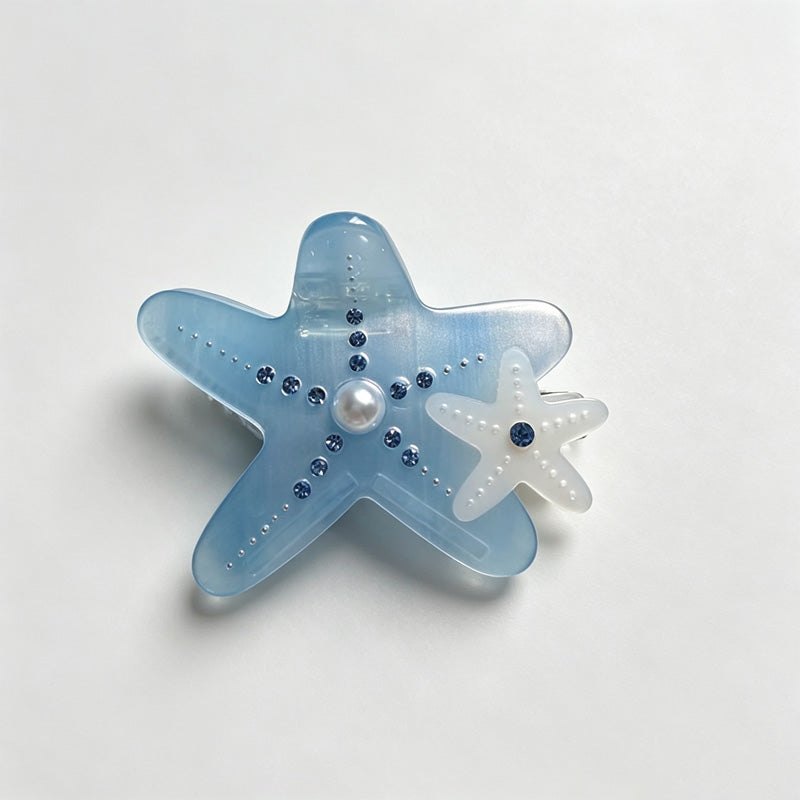 Ocean Star Conch Acrylic Hair Claw