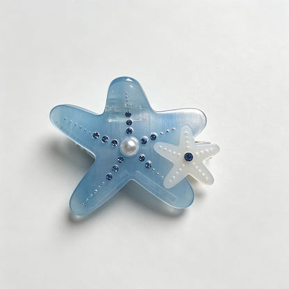 Ocean Star Conch Acrylic Hair Claw