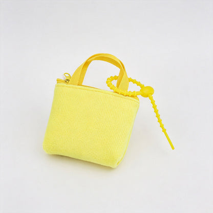 Mini Solid Color Earphone Zipper Pouch