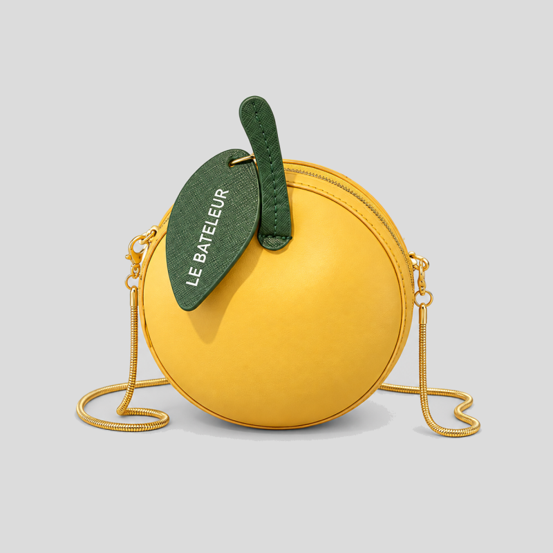 Apple Shaped Crossbody Bag