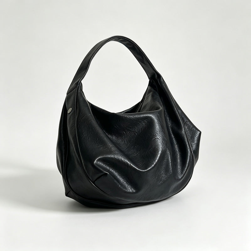 Slouchy Crescent Shoulder Bag