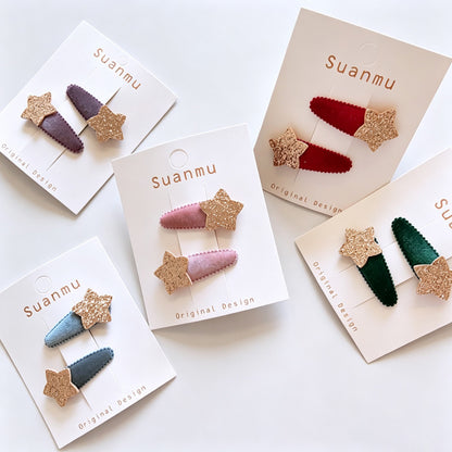 Velvet Star BB Hair Clips