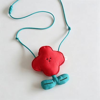 Flower Shape Mini Crossbody Pouch