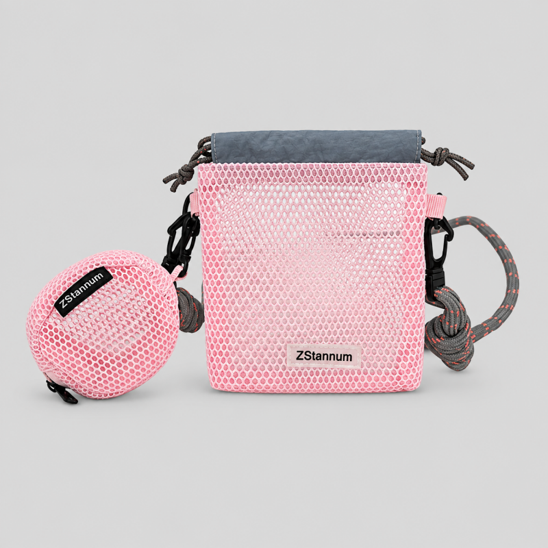 Hollow Drawstring Phone Crossbody Bags