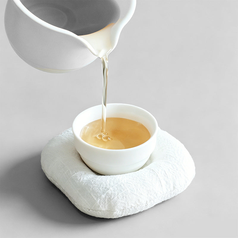 Everyday Linen Padded Fabric Cup Mat