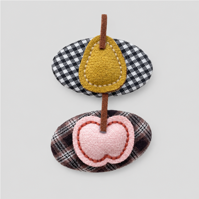 Fruit Patch Hair Clip Set