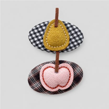 Fruit Patch Hair Clip Set
