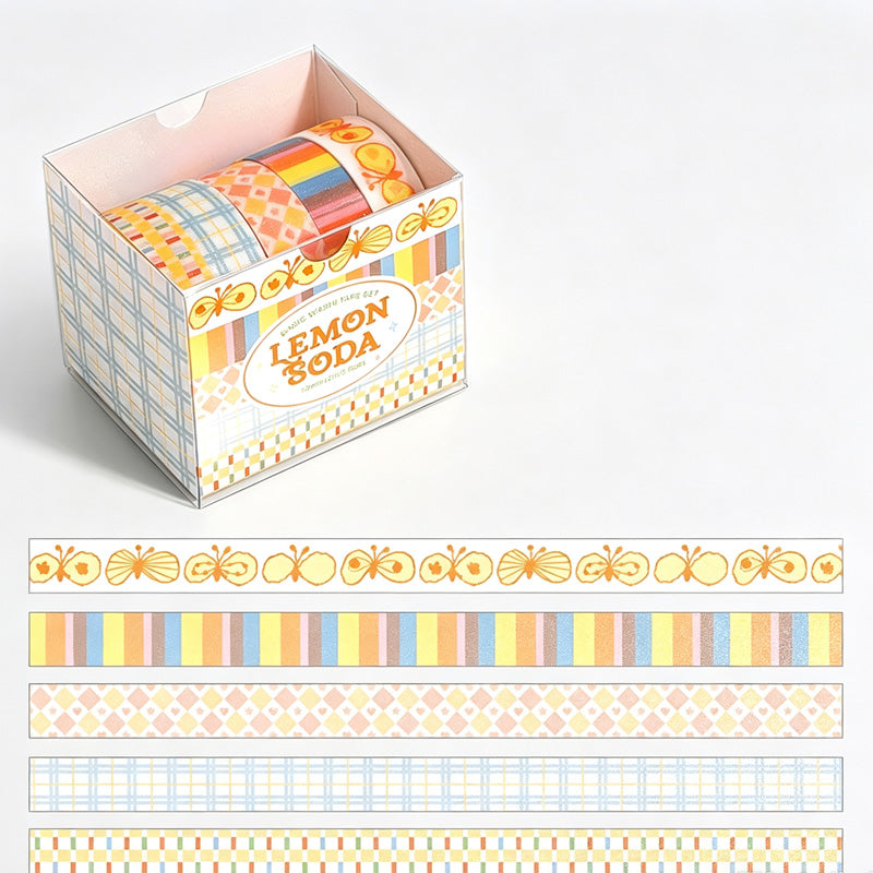 Pastel Pattern Washi Tape Set